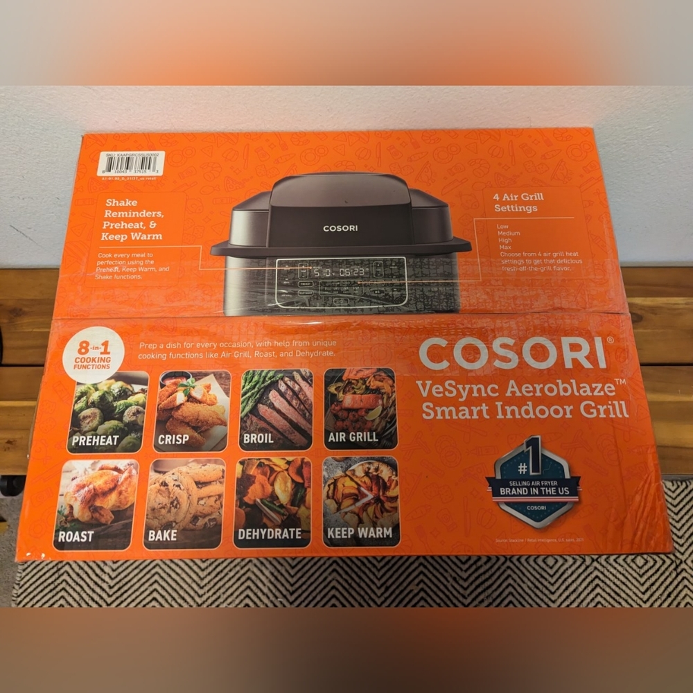 Corsori Smart Aeroblaze Indoor Grill, brand new, in box